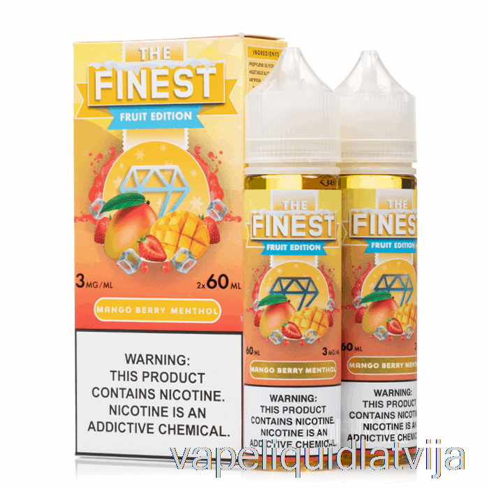 Mango Ogu Mentols - Finest Augļu Izdevums - 120ml 6mg Vape šķidrums